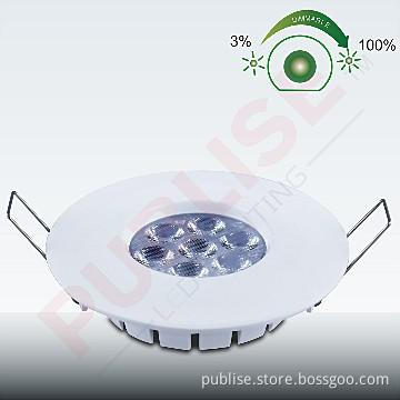 Patent Dimmable Under Cabinet Lamp 7CREE-XTE 8W Fixed Silver